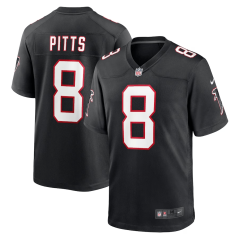 Dres NFL Atlanta Falcons Kyle Pitts #8 Game Jersey Nike - Black