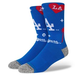 Ponožky MLB Los Angeles Dodgers InfiKnit Landmark Crew Stance - Blue