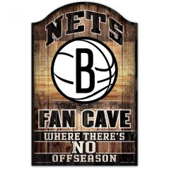 Dřevěná nástěnná cedule NBA Brooklyn Nets WinCraft Brand