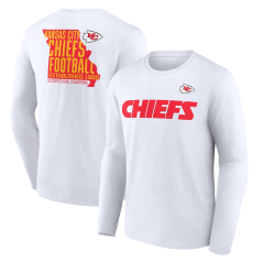 Tričko s dlouhým rukávem NFL Kansas City Chiefs Hometown Hot Shot Graphic Fanatics Branded White