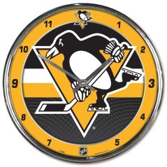 Nástěnné hodiny NHL Pittsburgh Penguins WinCraft Brand