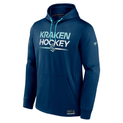 Mikina s kapucí NHL Seattle Kraken Authentic Pro Locker Room Fanatics Branded - Blue