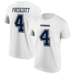 Tričko NFL Dallas Cowboys Dak Prescott #4 Road Player Name & Number Fanatics Branded