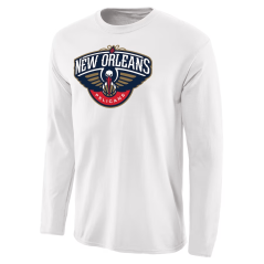 Tričko s dlouhým rukávem NBA New Orleans Pelicans Primary Logo Fanatics Branded White